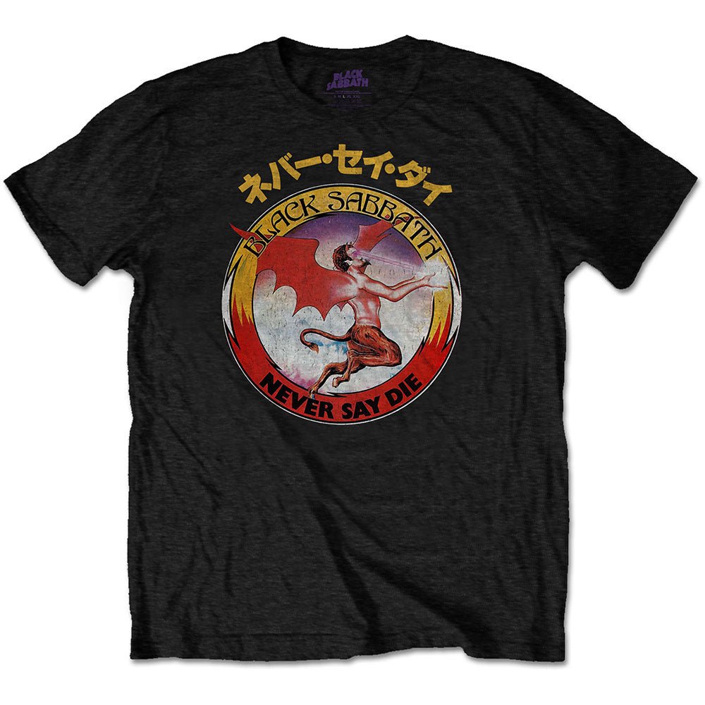 BLACK SABBATH ブラックサバス (OZZY OSBOURNE 追悼 ) - REVERSED LOGO / Tシャツ / メンズ - PGS